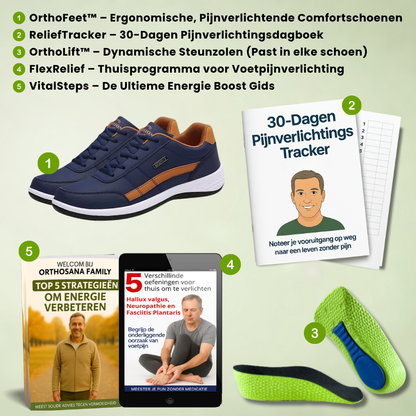 OrthoFeet - Ergonomische, Pijnverlichtende Comfortschoenen - Unisex
