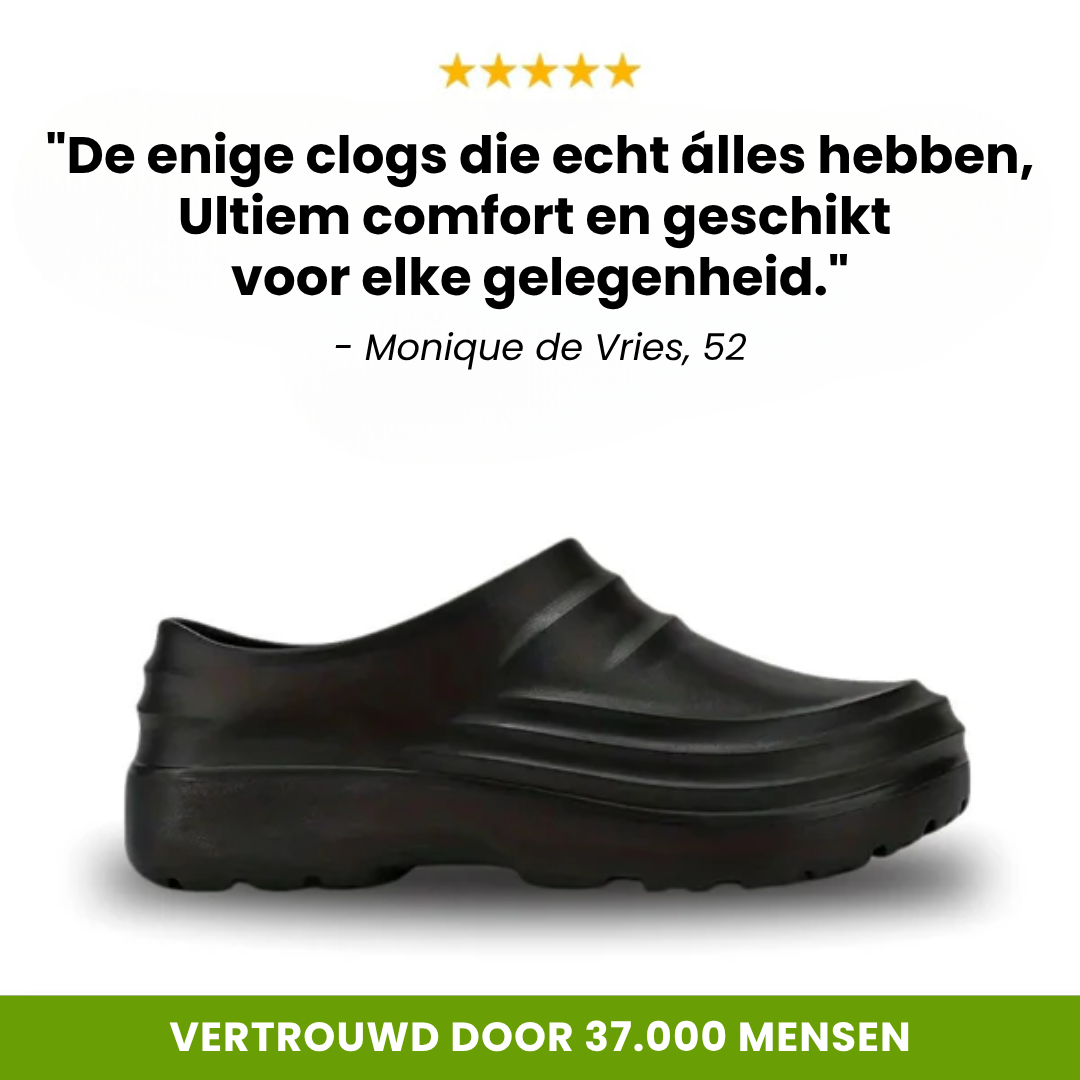 OrthoBreeze™ – Pijnverlichtende & Antislip Comfortklompen