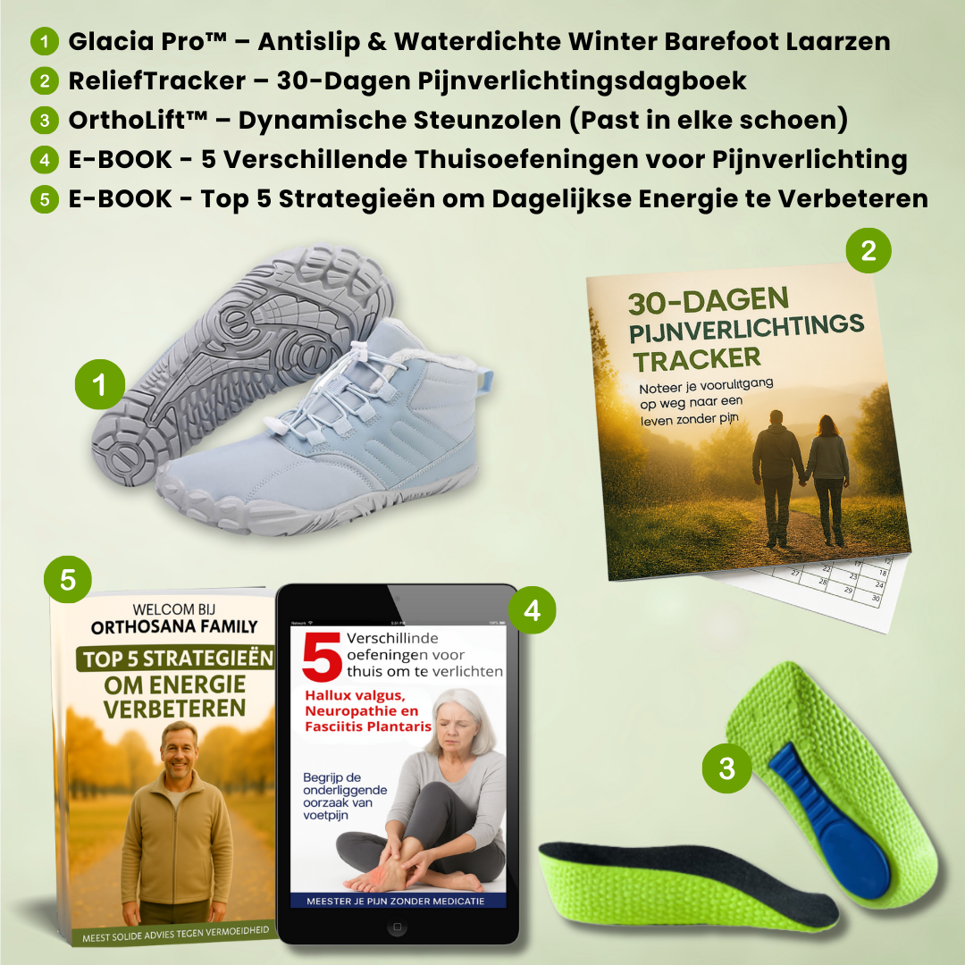 Glacia Pro™ – Antislip & Waterdichte Winter Barefoot Laarzen (Unisex)