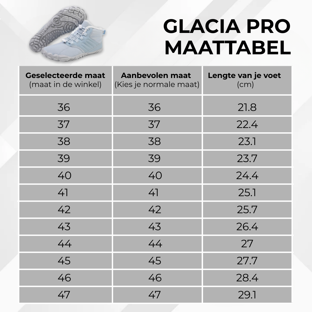 Glacia Pro™ – Antislip & Waterdichte Winter Barefoot Laarzen (Unisex)