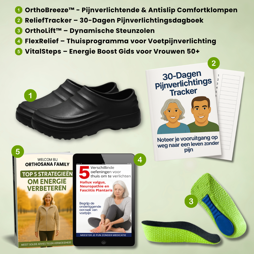 OrthoBreeze™ – Pijnverlichtende & Antislip Comfortklompen