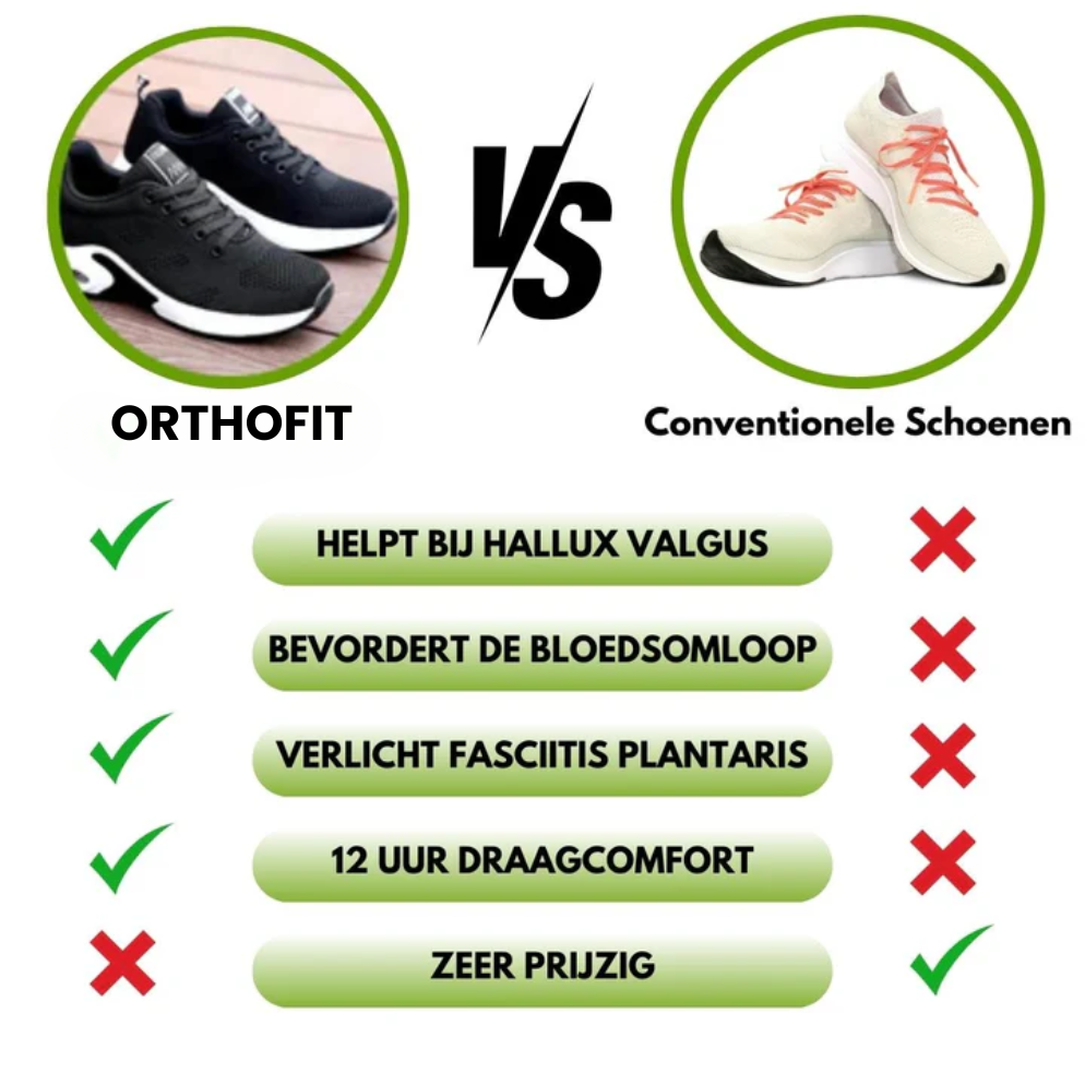 OrthoFit™ – Ergonomische Pijnverlichtende Schoenen (Koop 1, krijg 1 GRATIS!)
