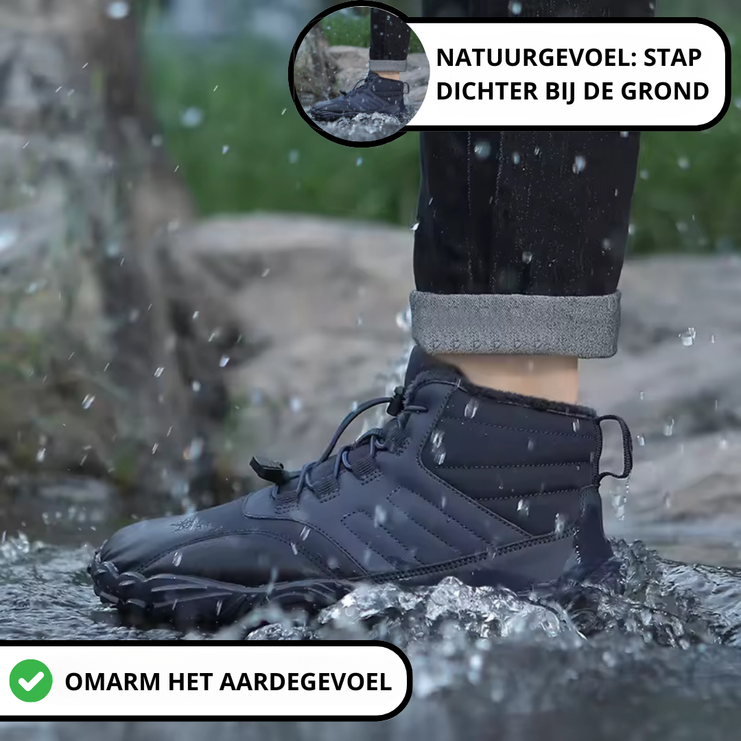 Glacia Pro™ – Antislip & Waterdichte Winter Barefoot Laarzen (Unisex)