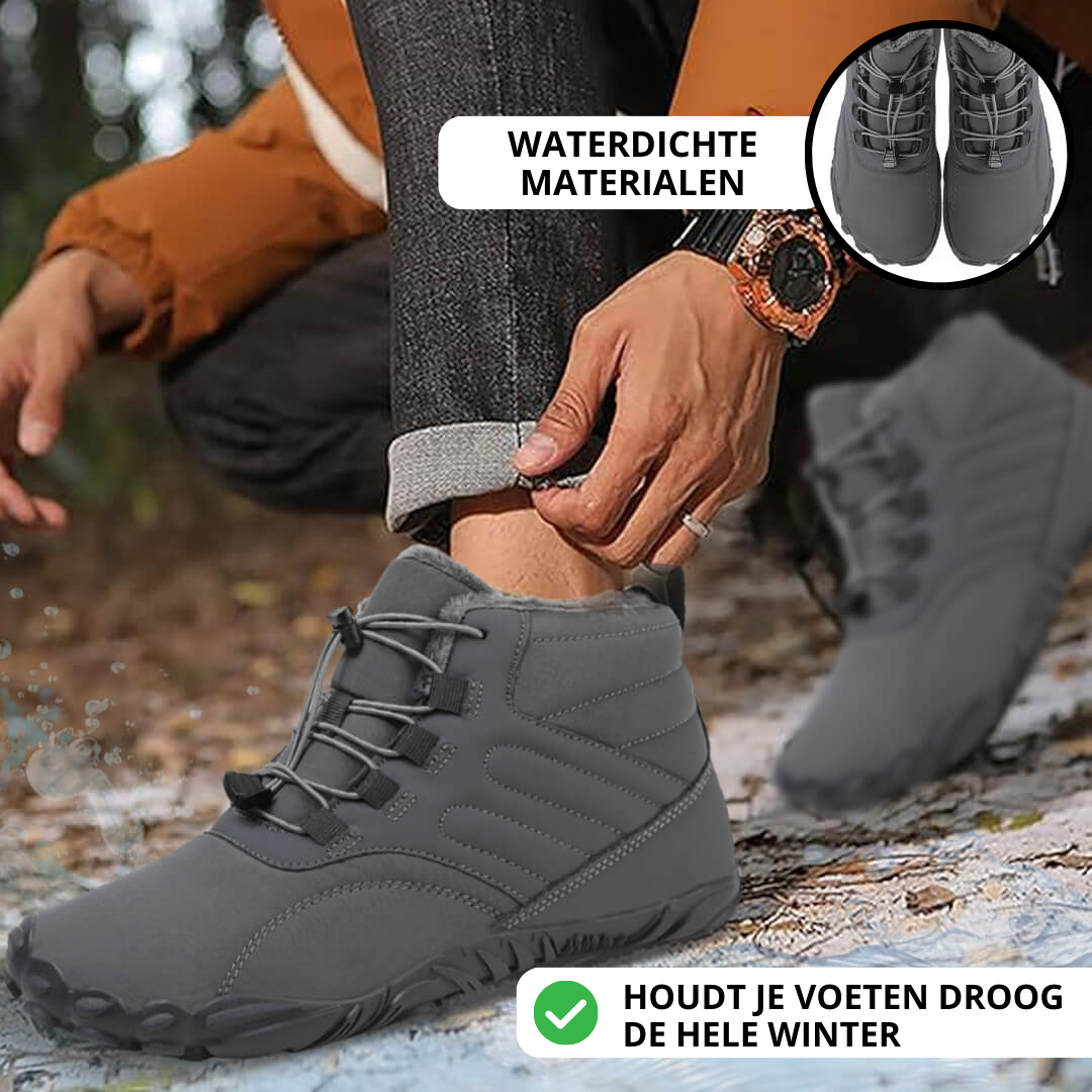 Glacia Pro™ – Antislip & Waterdichte Winter Barefoot Laarzen (Unisex)