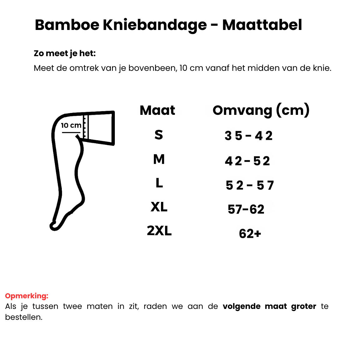 BambooFlex™ – Premium Bamboe Kniebandage Tegen Pijn