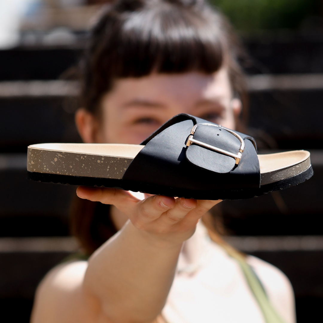 OrthoGrace - Pijnsverlichtende Kurk Sandalen Met Bandjesontwerp