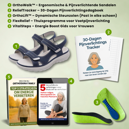 OrthoWalk™ - Ergonomische, Pijnverlichtende en Antislip Sandalen