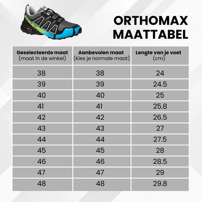 OrthoMax - Ergonomische & Pijnverlichtende Trekking- En Wandelschoenen