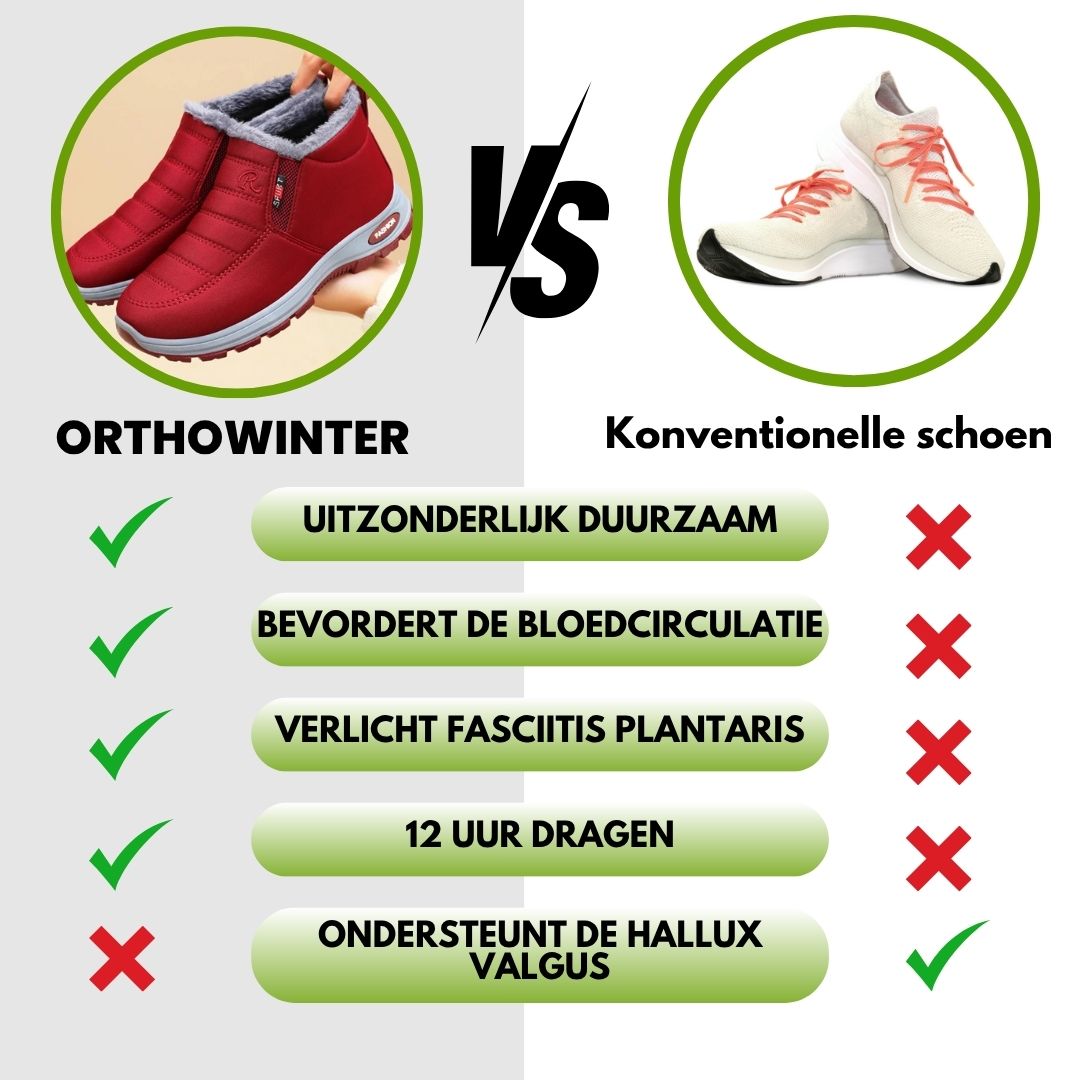 OrthoWinter - ergonomische, waterdichte, geïsoleerde schoenen voor herfst en winter