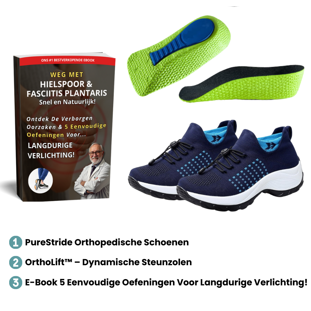 PureStride™ – Orthopedische Schoenen tegen Hielspoor